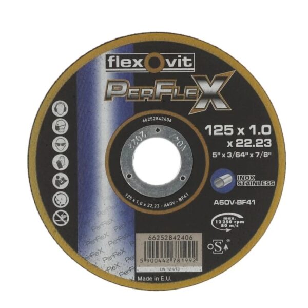 REZNE PLOČE 125×1,0mm – FLEXOVIT PERFLEX