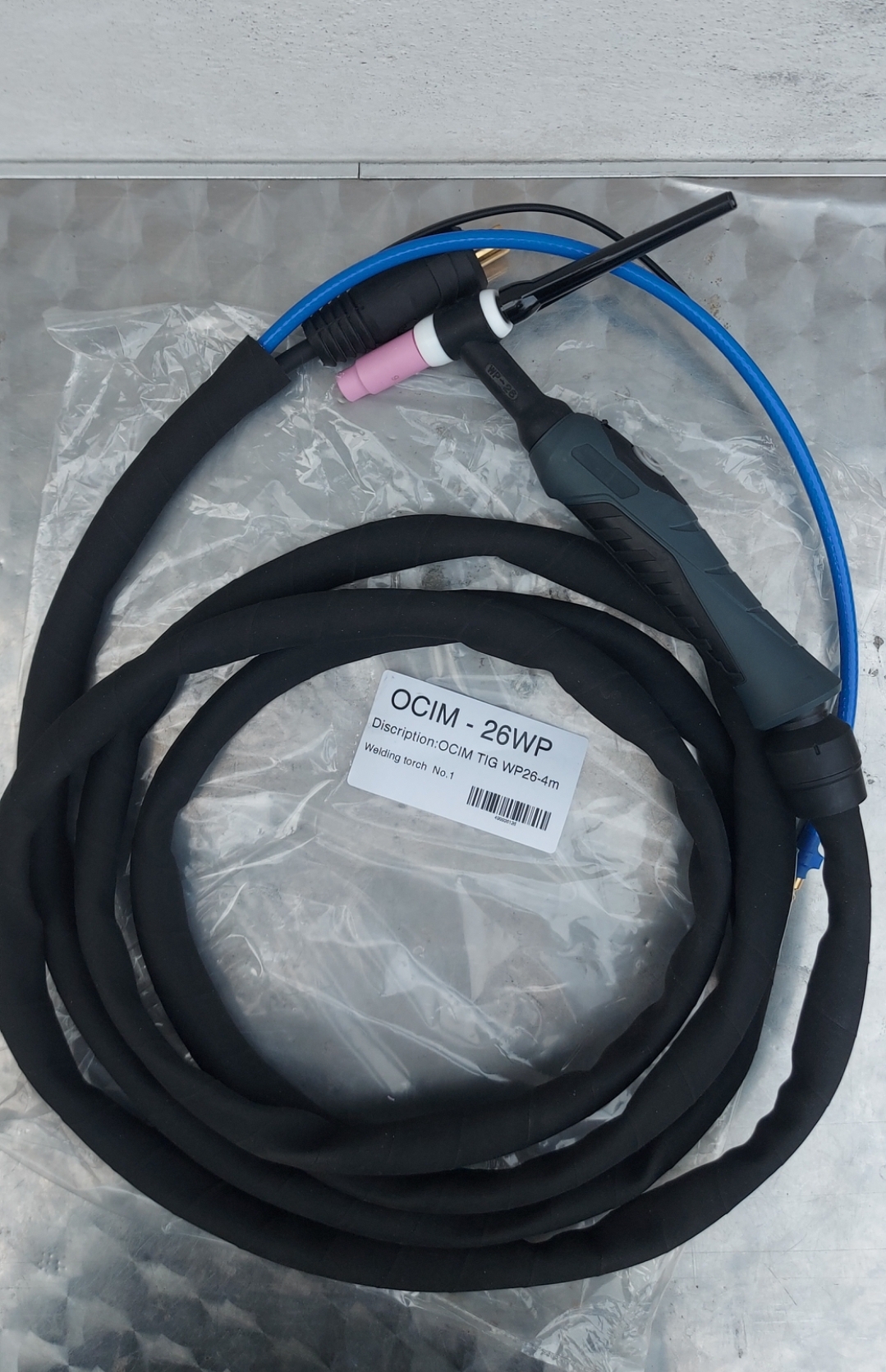 TIG VAZDUŠNI HF GORIONIK WP26/4m OCIM TIG VAZDUŠNI HF GORIONIK WP26/4m OCIM