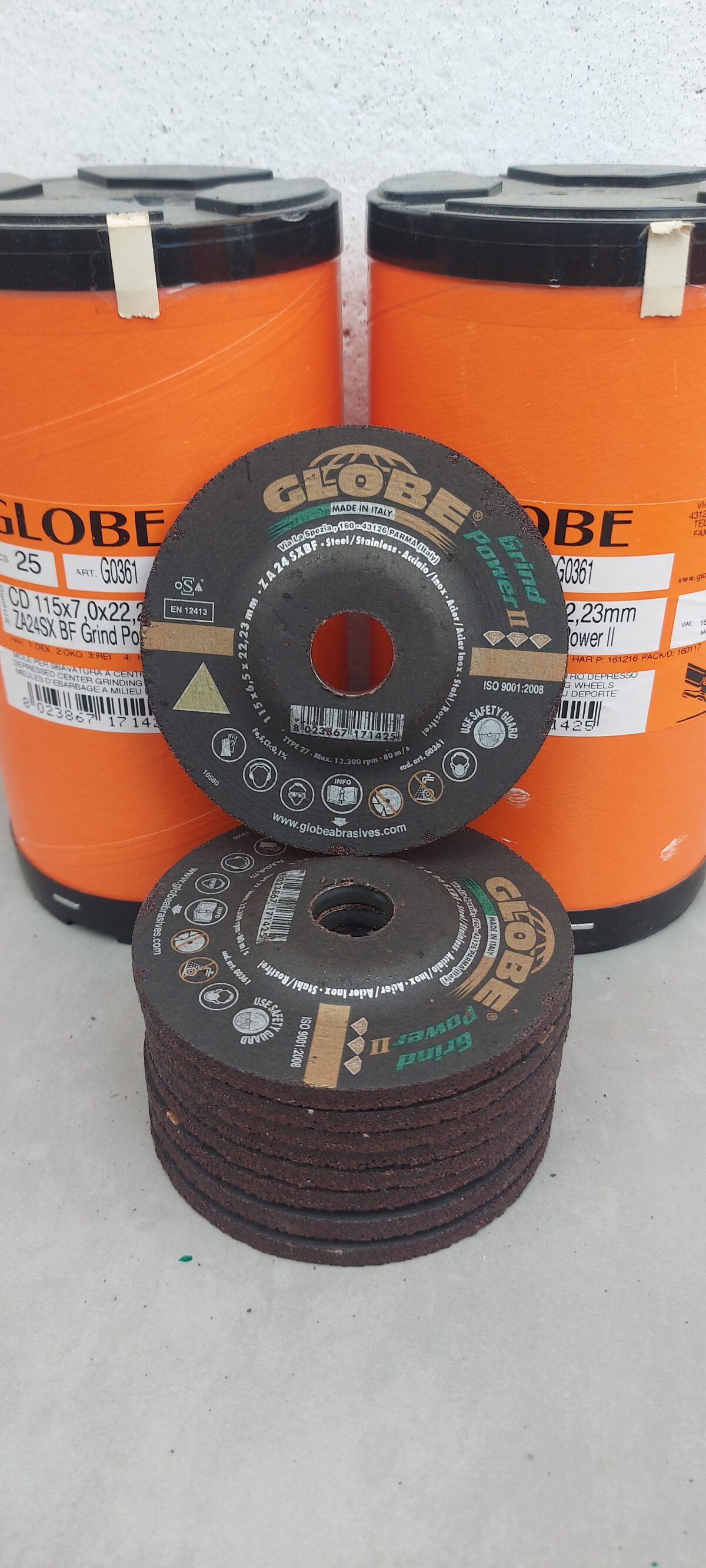 BRUSNE PLOČE GLOBE GRIND POWER II 115x6,5mm BRUSNE PLOČE GLOBE GRIND POWER II 115×6,5mm